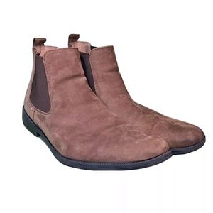 Clarks Paulson Up Mens Brown Leather Chelsea Boots